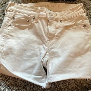 White AEO shorts